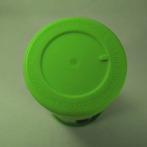 Billie Eilish Tumbler Cup Bottle Blohsh Tour Green Rubber Double Wall 24oz Lid - Picture 12 of 12